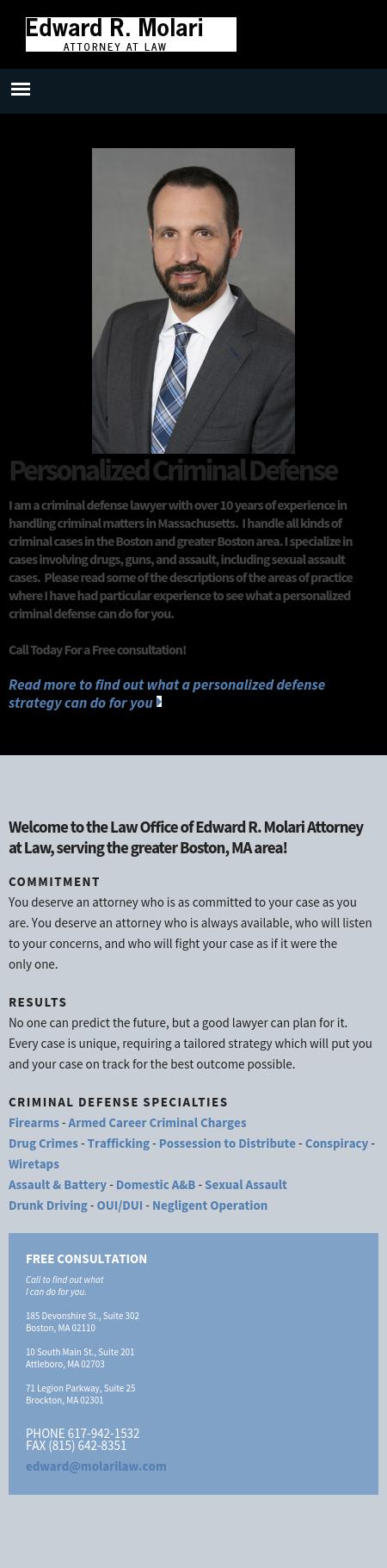Ed Molari - Boston MA Lawyers