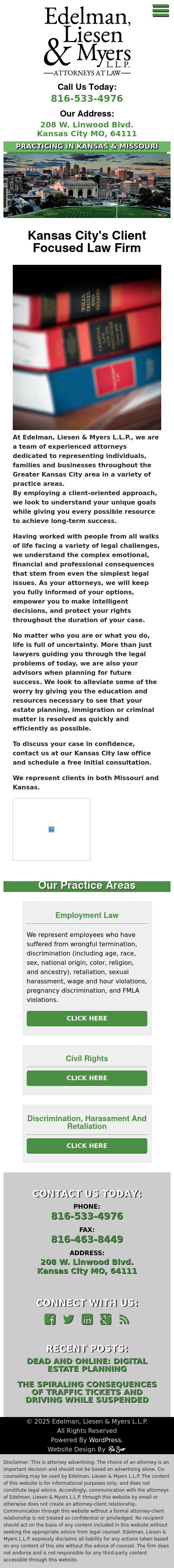 Edelman, Liesen & Myers L.L.P. - Kansas City MO Lawyers