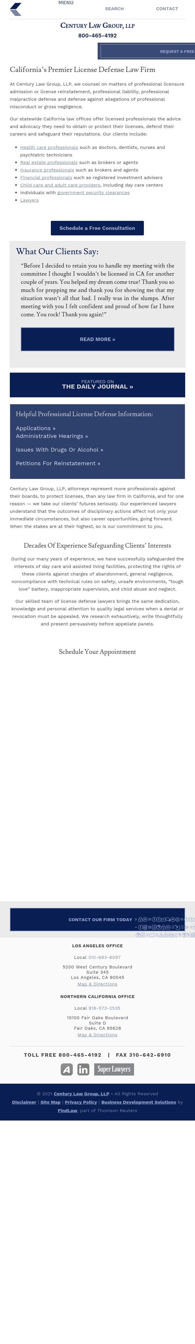 License Defense - Los Angeles CA Lawyers