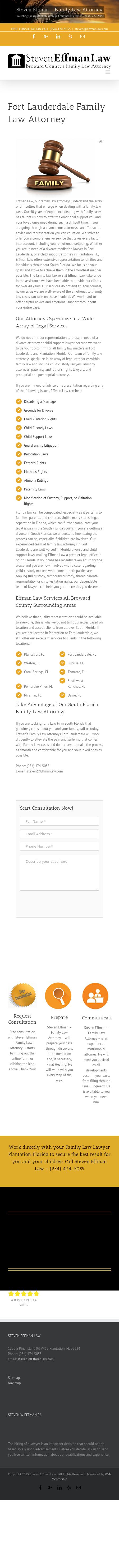 Effman Steven W Esq - Plantation FL Lawyers