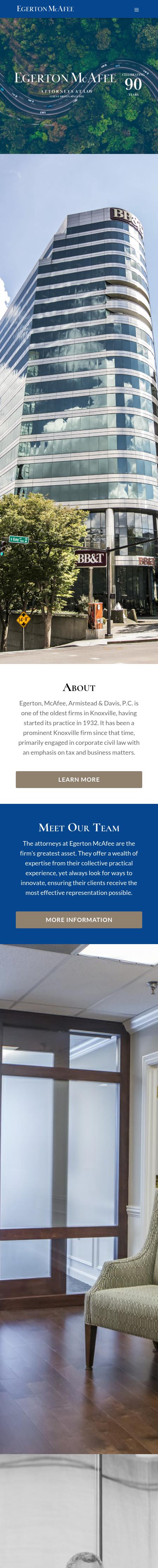 Egerton McAfee Armistead & Davis PC - Knoxville TN Lawyers