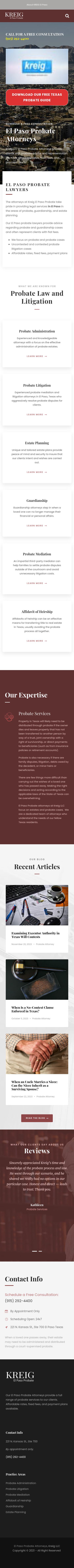 El Paso Probate, Kreig LLC - EL Paso TX Lawyers