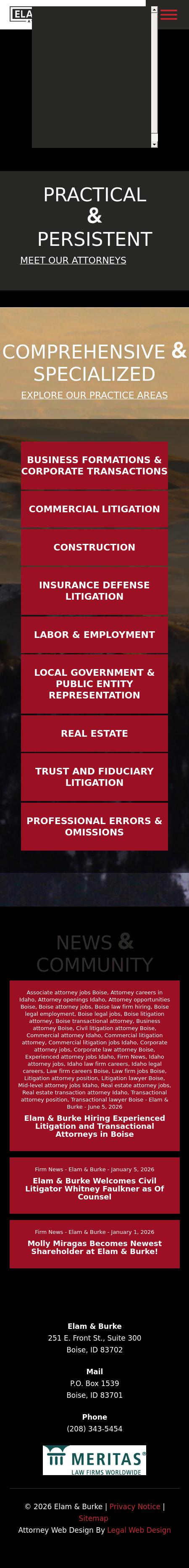 Elam & Burke P.A. - Boise ID Lawyers