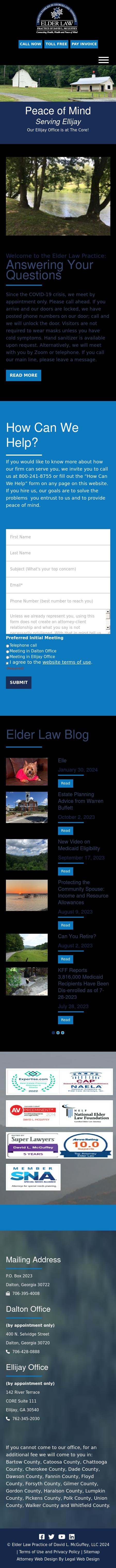 Elder Law Practice of David L. McGuffey - Dalton GA Lawyers
