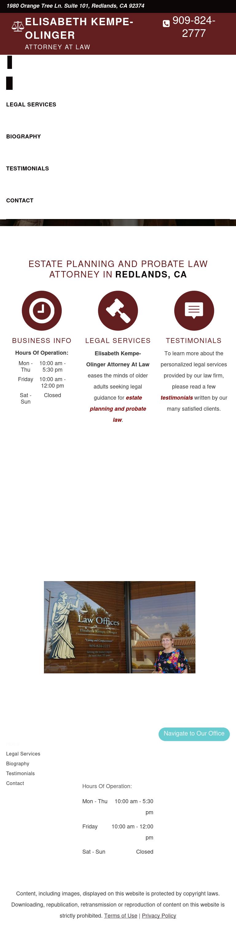 Elisabeth Kempe-Olinger - Colton CA Lawyers