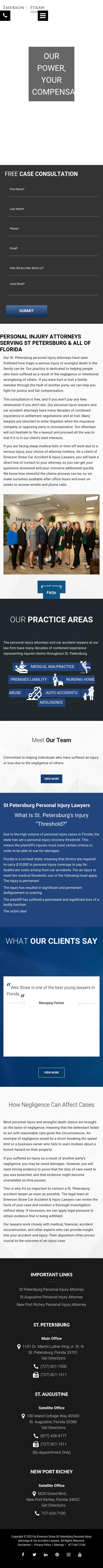 Emerson Straw St Petersburg Personal Injury Attorneys & Car Accident Lawyers - St. Petersburg FL Lawyers