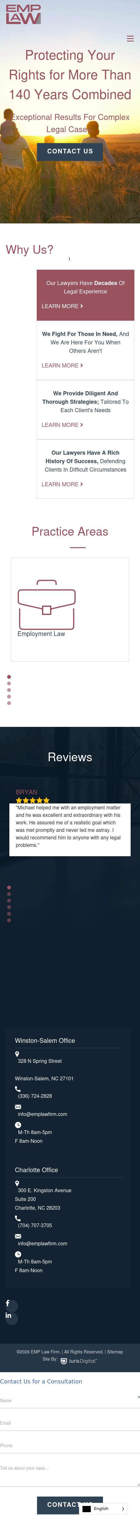 EMP Law - Charlotte NC Lawyers