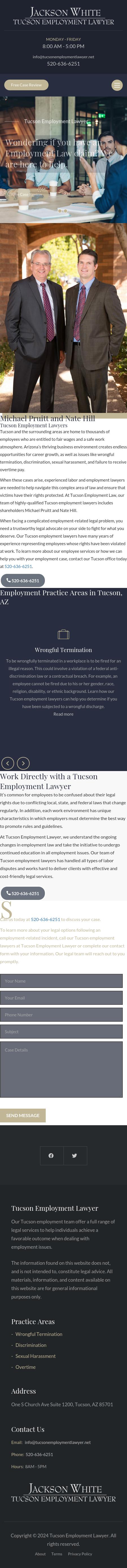 Tucson Employment Lawyer - Tucson AZ Lawyers