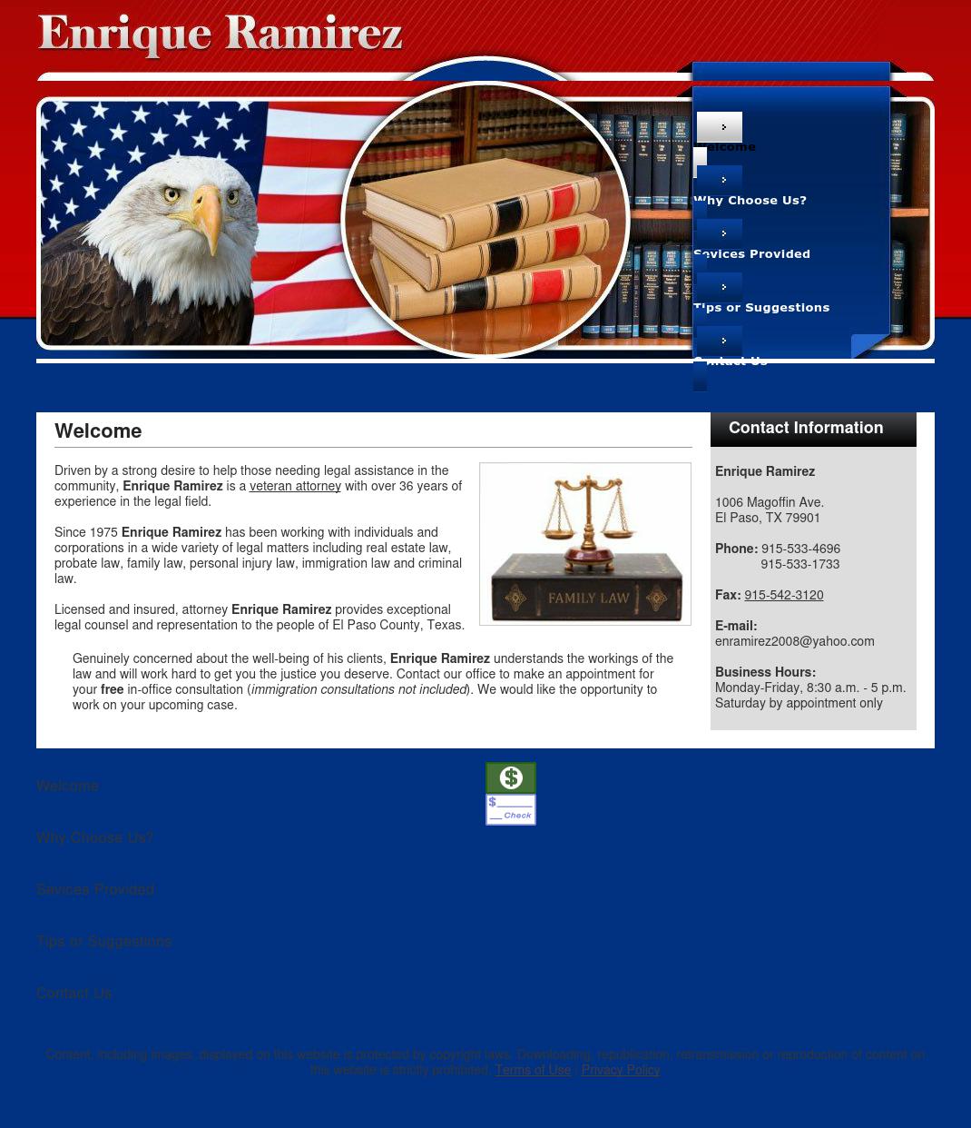 Enrique Ramirez Attorney - El Paso TX Lawyers