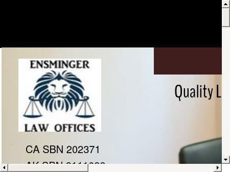 Ensminger Law Offices - Lincoln CA Lawyers