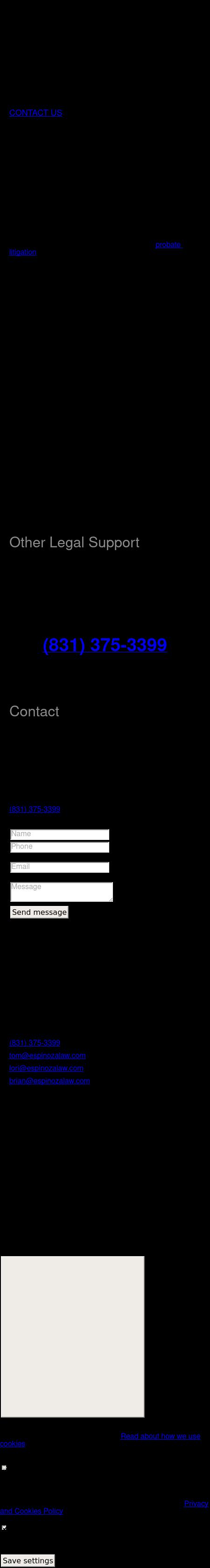 Espinoza Law Firm - Monterey CA Lawyers