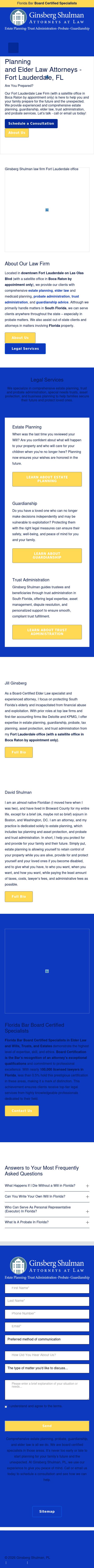 Ginsberg Shulman, PL - Fort Lauderdale FL Lawyers