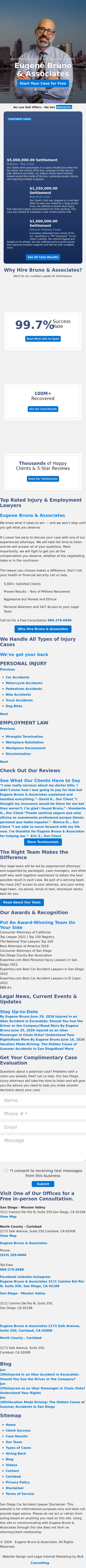 Eugene Bruno & Associates - San Diego CA Lawyers