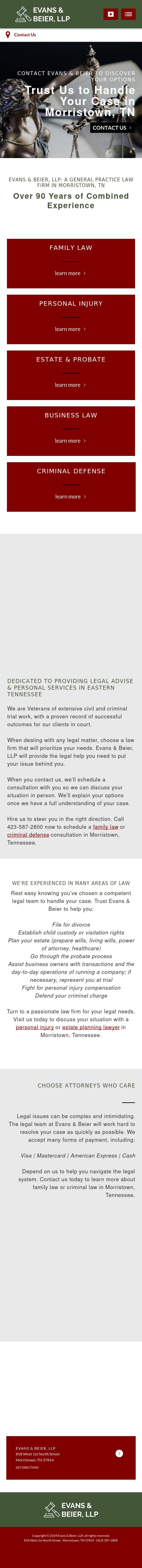 Evans & Beier, LLP - Morristown TN Lawyers
