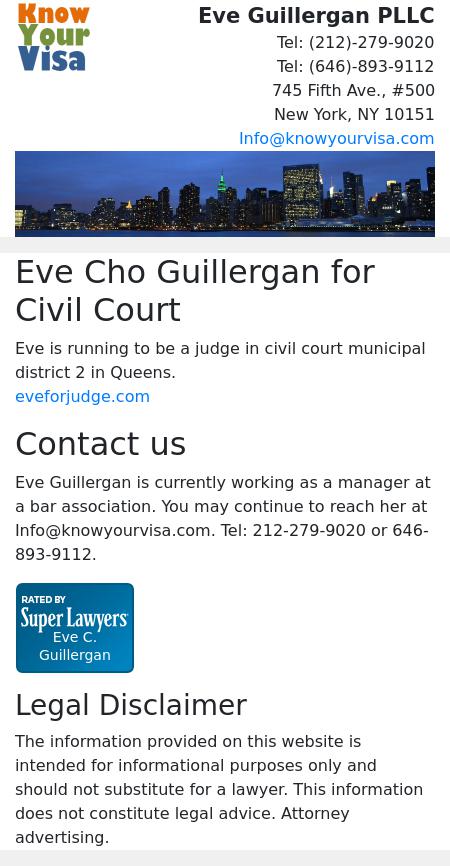 Eve Guillergan PLLC - New York NY Lawyers