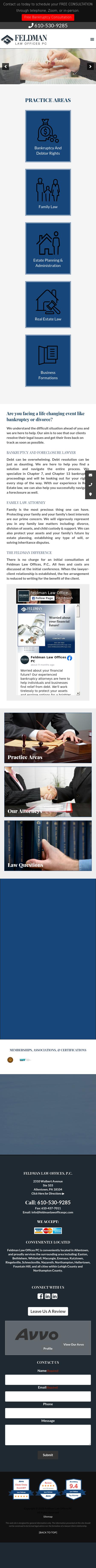 Feldman Law Offices PC - Allentown PA Lawyers