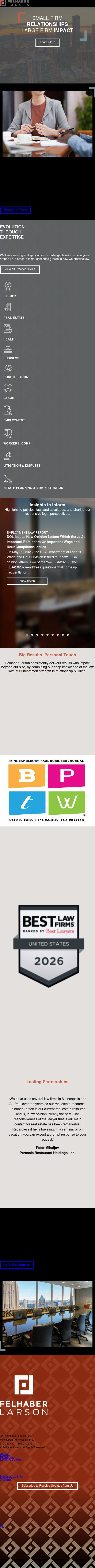 Felhaber Larson Fenlon & Vogt - Minneapolis MN Lawyers