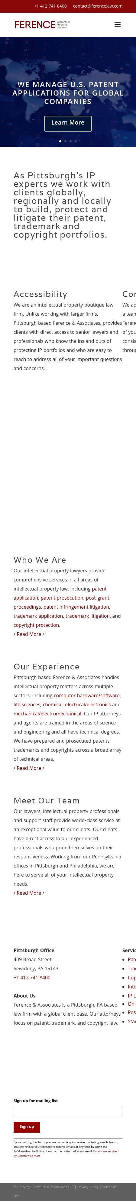 Ference & Associates - Pittsburgh PA Lawyers