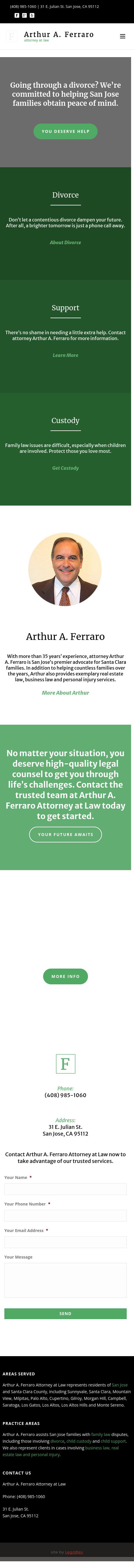 Ferraro Arthur A - San Jose CA Lawyers