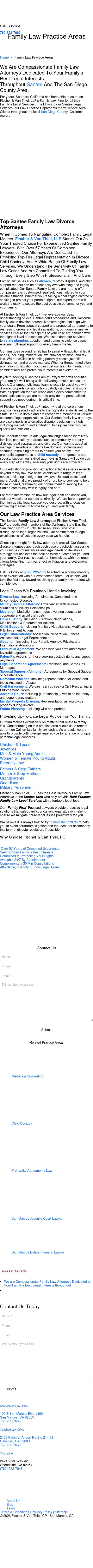 Fischer & Van Thiel, PC - San Marcos CA Lawyers