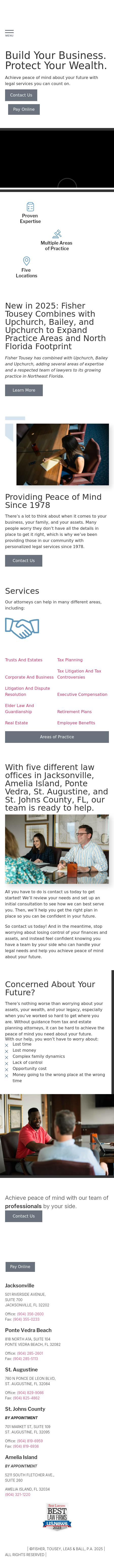 Fisher Tousey Leas & Ball PA - Jacksonville FL Lawyers