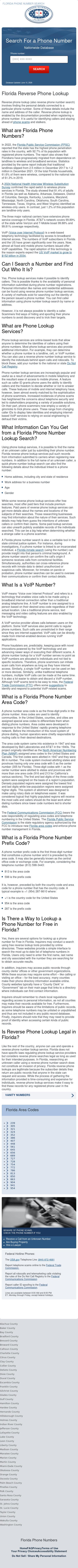 Florida Reverse Phone Lookup - Tallahassee FL Lawyers