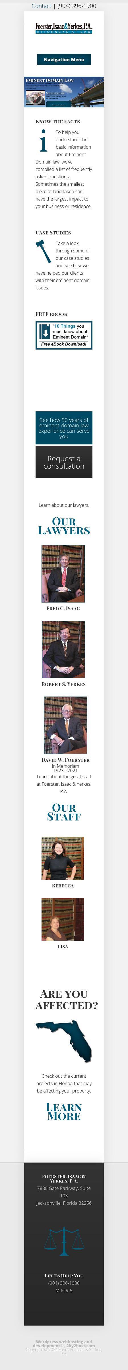 Foerster Isaac and Yerkes PA - Jacksonville FL Lawyers