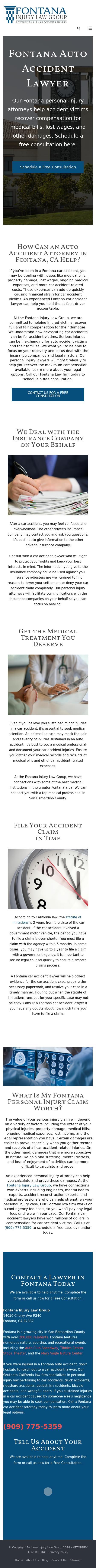 Fontana Injury Law Group - Fontana CA Lawyers
