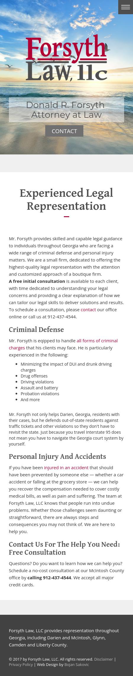 Forsyth and Tucakovic Law Group, LLC - Darien GA Lawyers