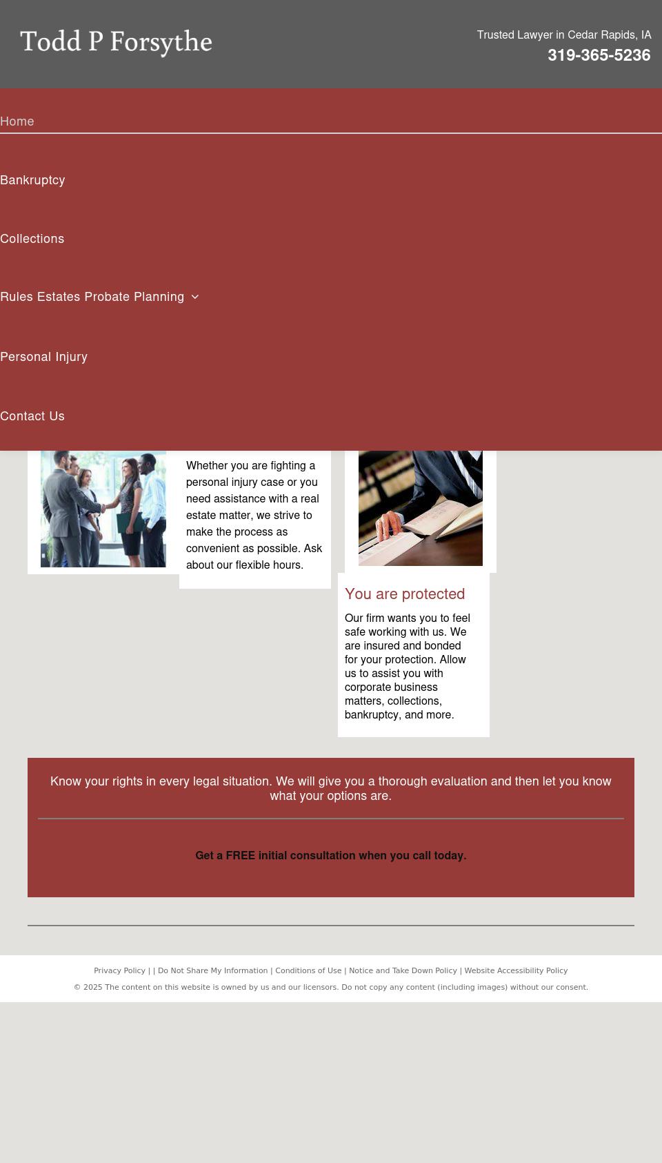 Forsythe Todd P - Cedar Rapids IA Lawyers