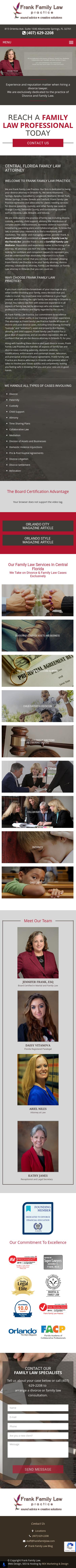 Frank Family Law Practice - Altamonte Springs FL Lawyers