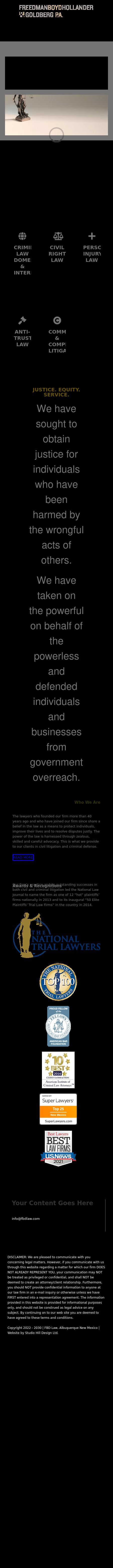 Freedman Boyd Hollander Goldberg & Ives PA - Albuquerque NM Lawyers