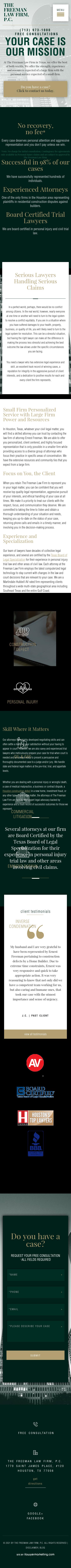 Freeman Law Firm The PC - Houston TX Lawyers