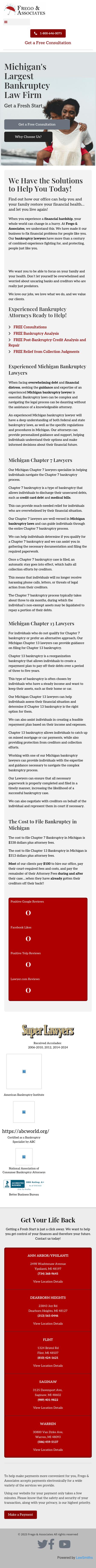 Frego & Associates-The Bankruptcy Law Office, P.L.C. - Dearborn Heights MI Lawyers