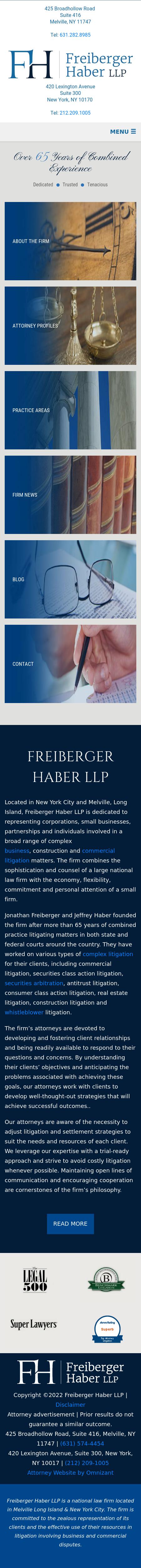 Freiberger Haber LLP - New York NY Lawyers