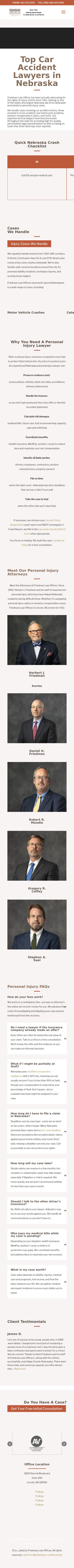 Friedman Law Offices - Lincoln NE Lawyers