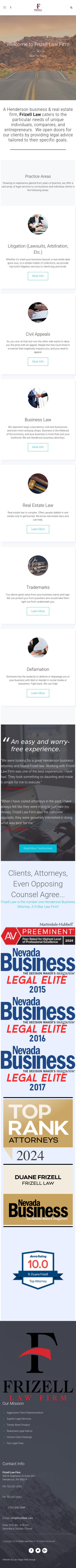 Frizell Law Firm - Henderson NV Lawyers