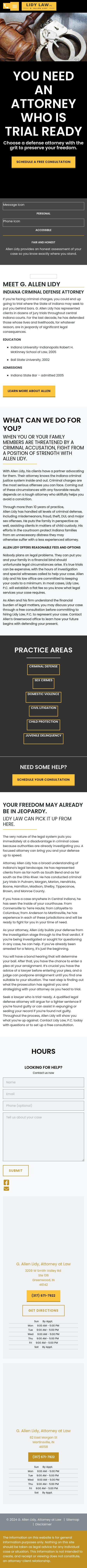 G. Allen Lidy, Attorney-at-Law - Greenwood IN Lawyers