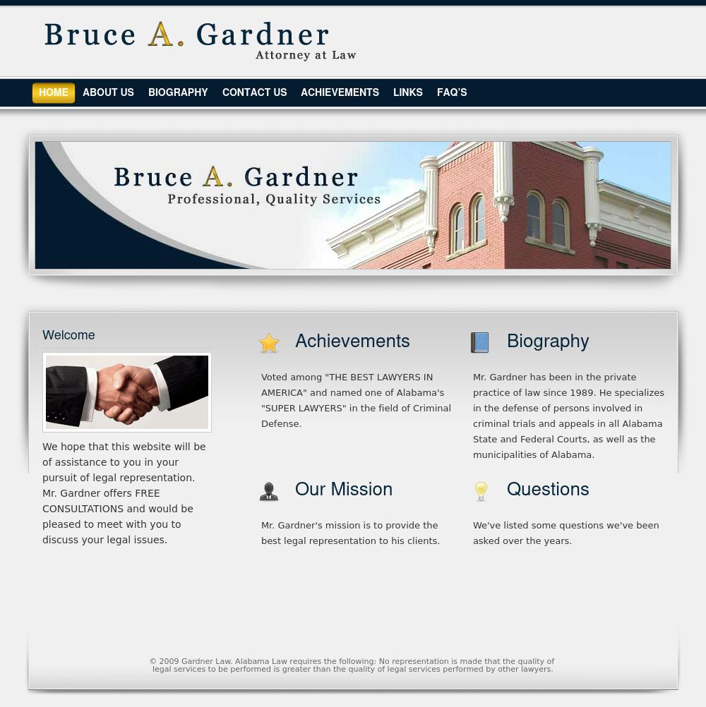 Gardner Bruce A Attorney At Law - Huntsville AL Lawyers