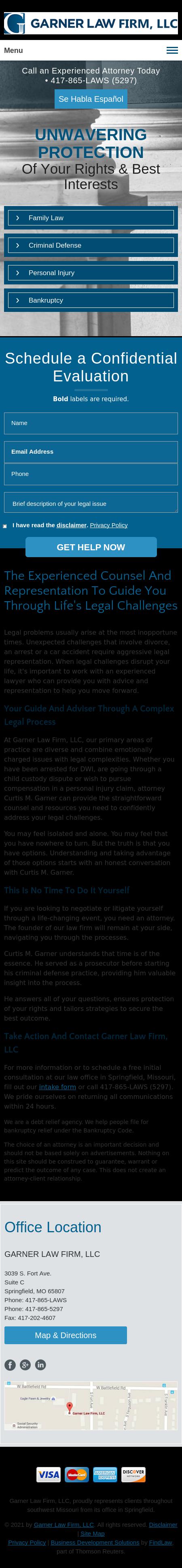 Garner Law Firm, LLC - Springfield MO Lawyers