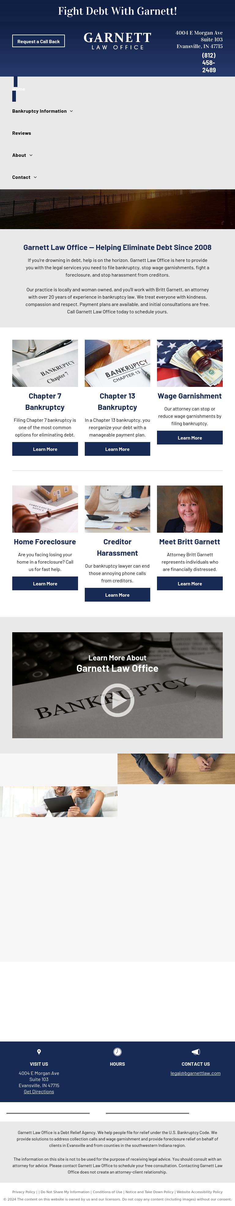 Garnett Law Office - Evansville IN Lawyers