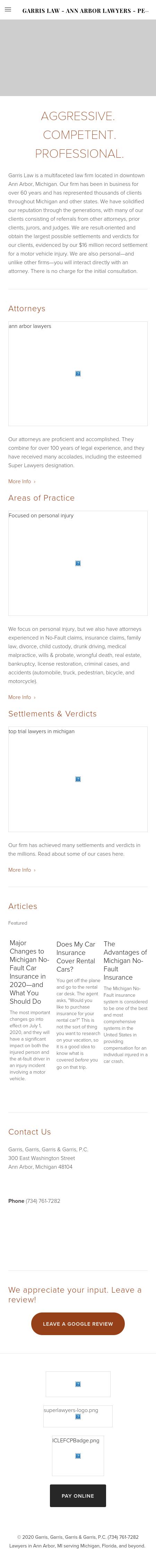 Garris, Garris, Garris & Garris P.C. - Ann Arbor MI Lawyers