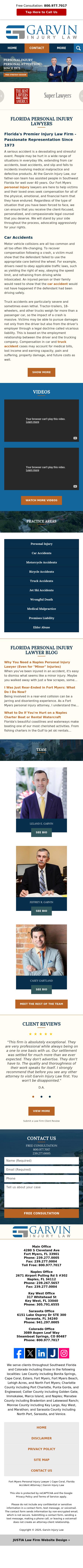 Garvin Law Firm - Fort Myers FL Lawyers