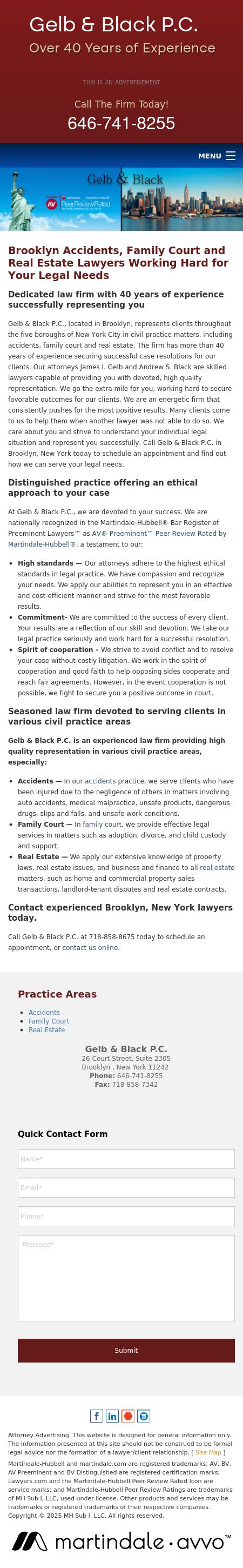 Gelb & Black - Brooklyn NY Lawyers