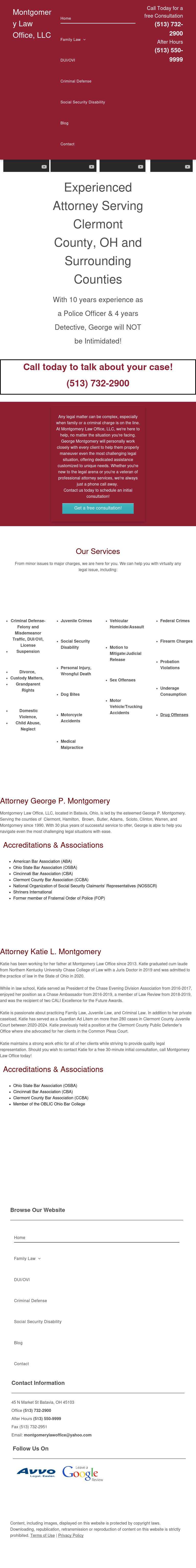 George P Montgomery - Batavia OH Lawyers