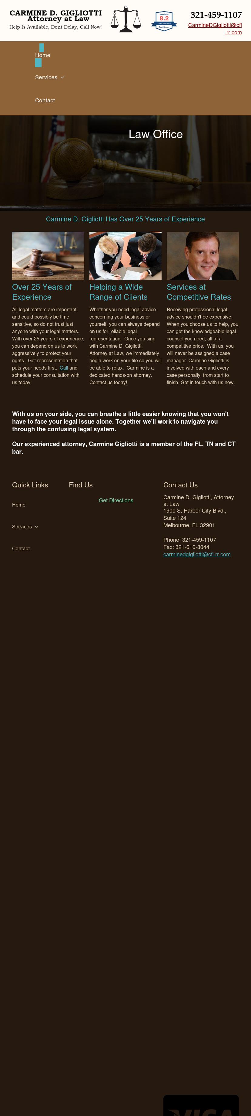 Gigliotti Carmine D PA - Melbourne FL Lawyers