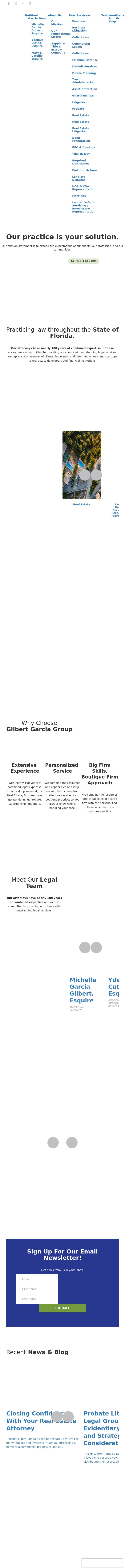 Gilbert Garcia Group, PA Attorneys at Law - Tampa FL Lawyers