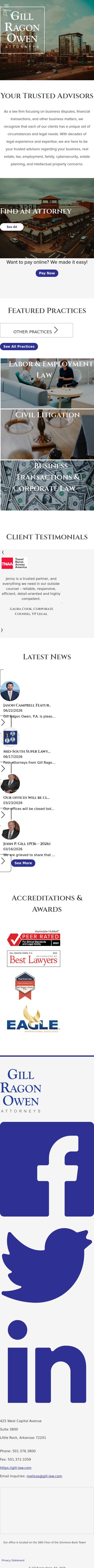 Gill Ragon Owen - Little Rock AR Lawyers