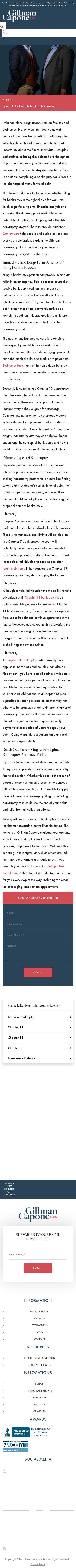 Gillman, Bruton, Capone Law Group - Spring Lake Heights NJ Lawyers