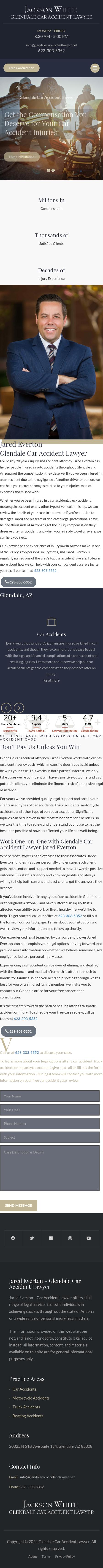 Glendale Car Accident Lawyer - Glendale AZ Lawyers